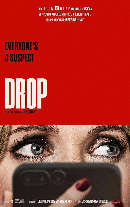 名称：隔空投送 Drop (2025)描述：维奥莱特(梅格翰·法伊 Meghann Fahy 饰)是一名多年来第一次约会的寡妇和单亲妈妈，她来到约会地点的一家高级餐厅之后，就因为她的约会对象亨利(布兰登·斯克莱纳 Brandon Sklenar 饰)比她预期中更有魅力和更帅气感到非常高兴