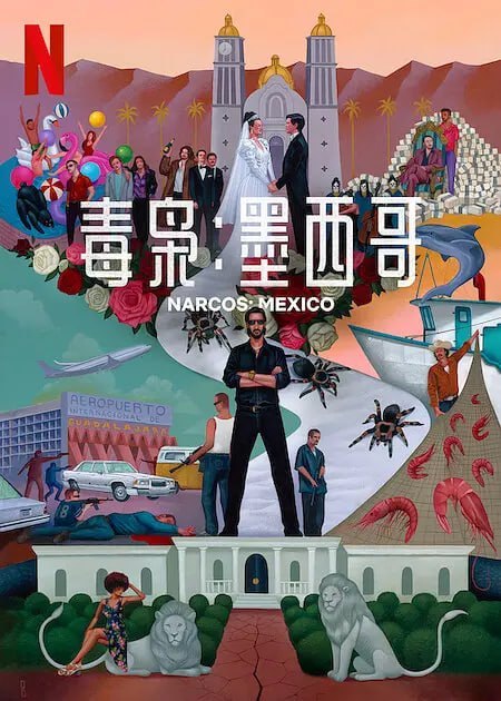 名称：毒枭：墨西哥 第三季 Narcos Mexico Season 3 (2021)描述：第 3 季的故事背景设定在上世纪 90 年代，毒品生意的全球化被点燃之际，探讨了费利斯被捕后爆发的战争