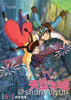 名称：No.045 天空之城 1986描述：古老帝国拉普达是一座漂浮在空中的巨大的机器岛，传说那里已经无人居住，蕴藏着巨大的财富