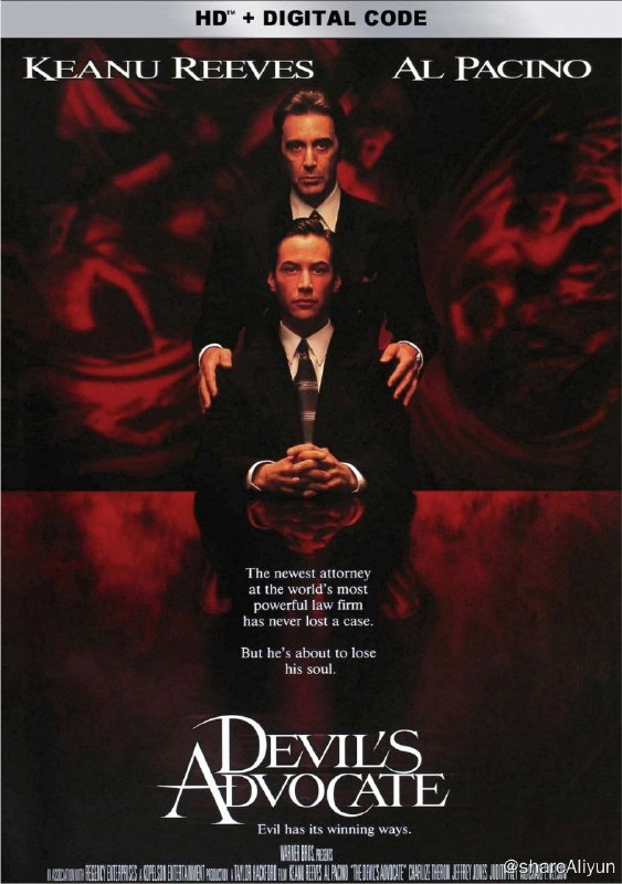 名称：魔鬼代言人 (1997) 1080P 中字外挂字幕描述：凯文（Keanu Reeves饰）是个保持不败记录的年轻律师，娇妻相伴，事业有为的他宛如生活在天堂一般