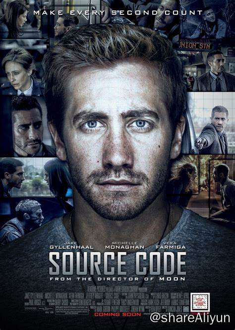 名称：源代码描述：在阿富汗执行任务的美国空军飞行员科特史蒂文斯上尉（杰克·吉伦哈尔 Jake Gyllenhaal 饰）突然惊醒，发现自己在一辆高速行驶的列车上，而他的身边坐着一个素不相识的女子克里斯蒂安（米歇尔·莫娜汉 Michelle Monaghan 饰）正在与自己讲话