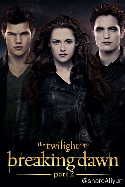 名称：暮光之城4：破晓(下) (2012)描述：Alice预见了Volturi即将到了，大家猜到一是因为Renesmme,二是因为Volturi不满Cullen家族的壮大，他们想维护自己的权威与声望