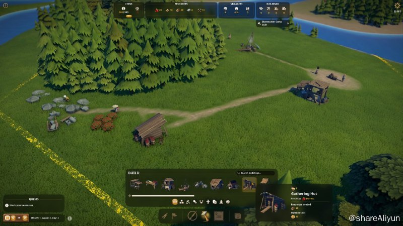 名称：【PC 策略模拟】奠基 v1.9.6.3.0915免安装中文版描述：《Foundation》是一个无网格、悠闲的中世纪城市建设游戏，重点是有机发展、丰碑建设和资源管理