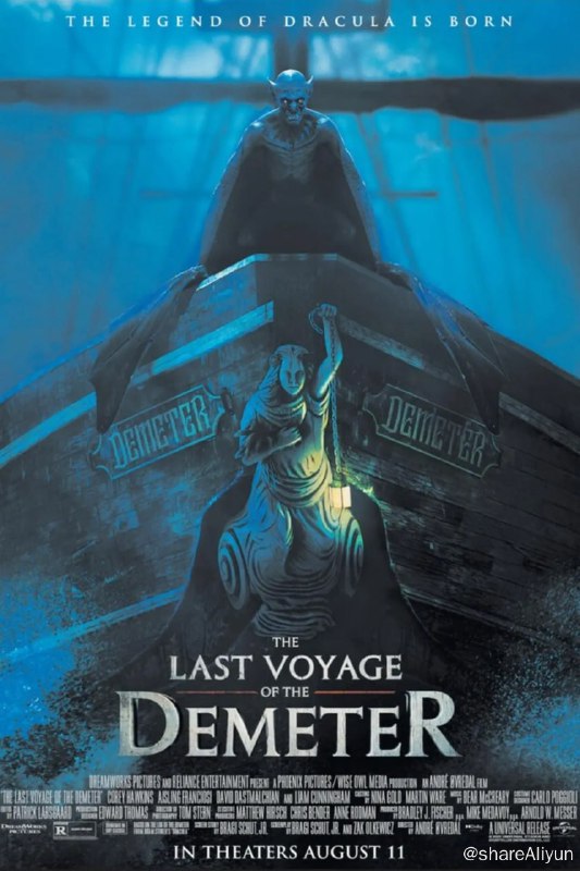 名称：得墨忒耳号的最后航程 The Last Voyage of Demeter (2023) 1080/4K HDR 恐怖描述：在《吸血鬼德古拉》小说原作者布莱姆·斯托克笔下的一章“船长日志”中，“得墨忒尔”是把德古拉从特兰西瓦尼亚运到伦敦的船的名字——这艘俄国帆船运送着50个没有标记的大木箱出发，而此后在英国海岸线上搁浅，破破烂烂，全船仅存一个疯癫的幸存者