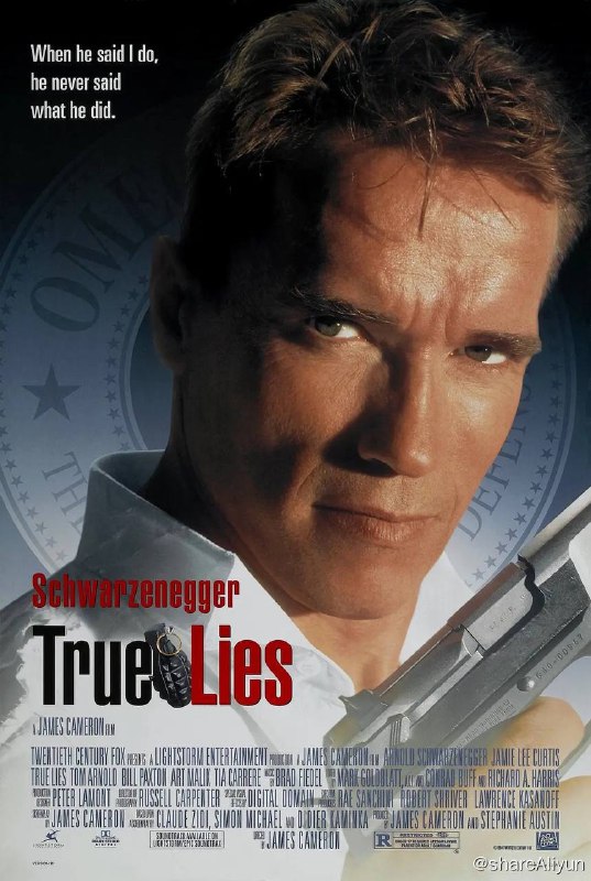 名称：真实的谎言 4K原盘REMUX 杜比视界描述：哈里（阿诺•施瓦辛格 Arnold Schwarzenegger 饰）是美国FBI的高级特工，他正在奉命调查一起跨国核武器走私案件