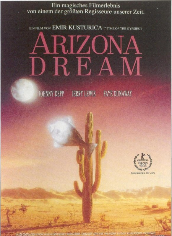 名称：亚利桑那之梦 Arizona Dream (1993)描述：在纽约打工的青年阿克塞(Johnny Depp 饰)梦中看到一位因纽特人昏倒在冰原上，雪橇犬将其救回，一只红气球在空中不停飘荡……阿克塞痴迷表演的朋友保罗(Vincent Gallo 饰)来访，邀请他远赴亚利桑那为伯父里奥伴婚，里奥在亚利桑那经营汽车生意打拼多年，遂留下阿克塞与保罗二人在车行中工作