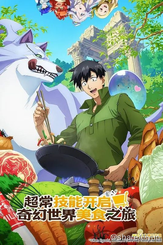 名称：《拥有超常技能的异世界流浪美食家》| 异世界🌹描述：导演: 松田清编剧: 横手美智子主演: 内田雄马 / 日野聪 / 木野日菜 / 内田真礼 / 大地叶 / ...类型: 动画制片国家/地区: 日本语言: 日语首播: 2023-01-10(日本)集数: 12单集片长: 24分钟拥有超常技能的异世界流浪美食家的剧情简介 · · · · · ·　　向田刚志（穆寇达）从现代日本被召唤到剑与魔法的异世界里去了