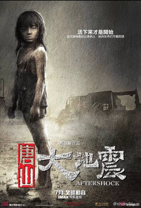 名称：唐山大地震描述：电影描述1976年发生在中国唐山的7.8级大地震中，一位母亲只能选择救姐弟之一