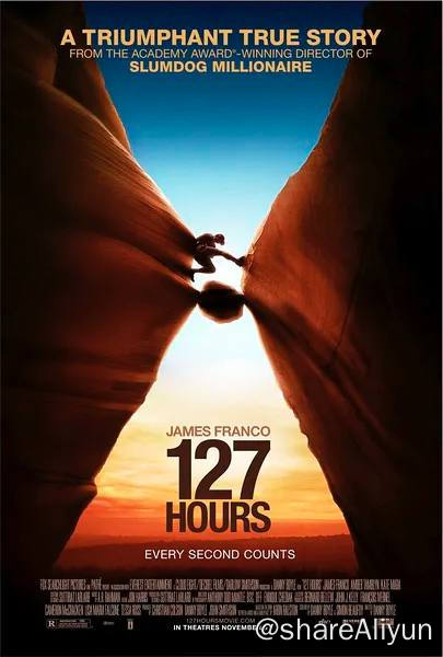 名称：127小时 蓝光原盘REMUX 内封字幕描述：英国导演丹尼·鲍耶（Danny Boyle）将为福克斯探照灯公司拍摄《127小时》（127 Hours），该片根据真人真事改编，讲述了美国登山青年阿伦·拉斯顿（Aron Ralston）断臂自救的故事