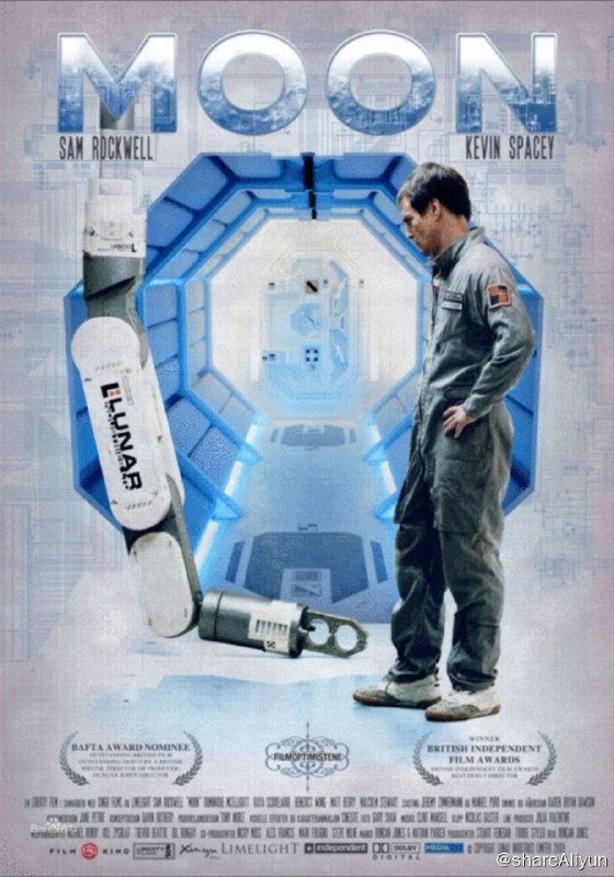 名称：月球 (2009) 4K HDR 中英外挂字幕描述：该片讲述了月球能源公司矿工萨姆・贝尔在月球基地开采能源，渴望回家的他遭遇了一起事故，随后又遇见了另一个自己，进而发现了公司不可告人秘密的故事