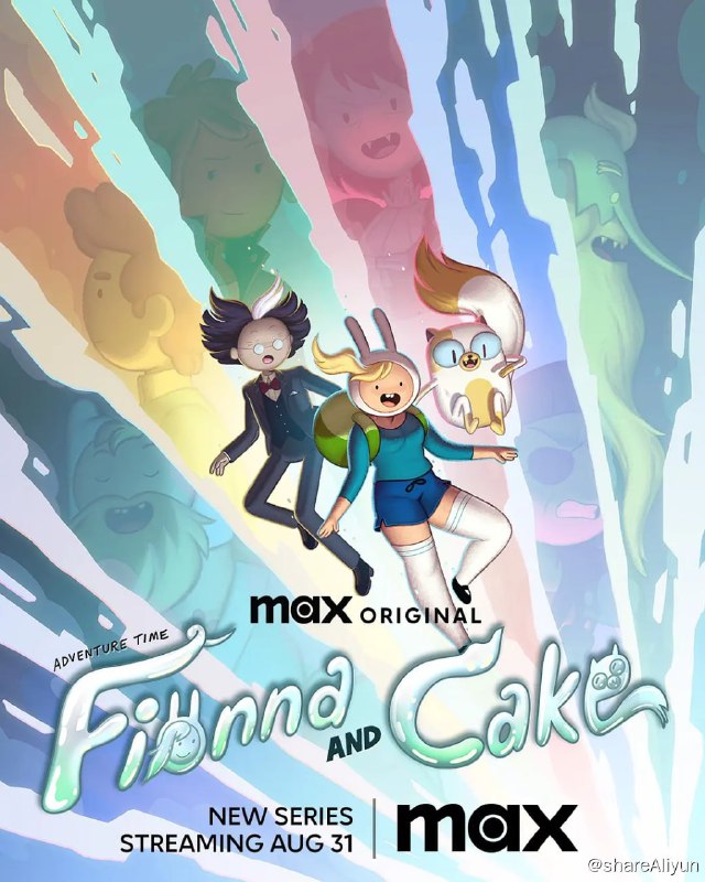 名称：探险活宝：菲奥娜与蛋糕 Adventure Time: Fionna & Cake (2023) 首更1描述：新剧中，女孩Fionna与魔力猫猫Cake将共同踏上自我探索之旅，首季10集，单集20分钟！这对Finn和Jake的性转形象首次出现于AT第三季