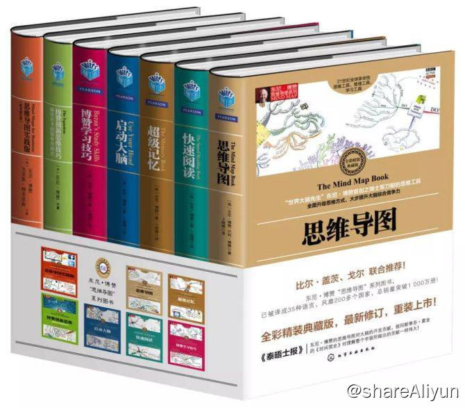 名称：【共7册】 东尼·博赞 - 思维导图系列 | 电子书籍描述：《 东尼·博赞思维导图系列 》书籍分别有：(1) 博赞学习技巧、(2) 启动大脑、(3)思维导图、(4) 快速阅读、(5) 超级记忆、(6) 思维导图实践版、(7) 博赞创新思维技巧 (共七本）链接：