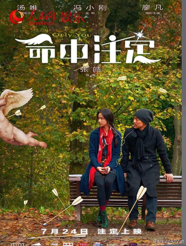 名称：命中注定描述：冯小刚监制，张皓执导，廖凡、汤唯、苏岩领衔主演的爱情喜剧电影
