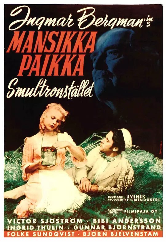 名称：野草莓 Smultronstället (1957)描述：伊萨克(维克多·斯约斯特洛姆 Victor Sjöström饰)从医50年，现年已是将近八十岁的高龄，正准备在儿媳的陪伴下返回母校接受荣誉学位颁发