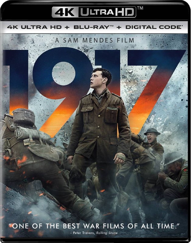 名称：1917：逆战救兵 4K原盘REMUX [杜比视界] [内封简英双字]描述：1917的剧情简介 · · · · · ·  1917年，第一次世界大战进入最激烈之际，两个年仅16岁的英国士兵接到的命令，需立即赶往死亡前线，向那里的将军传达一个“立刻停止进攻”讯息