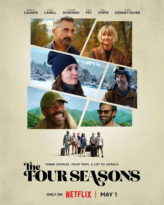 名称：四季情 第一季 The Four Seasons Season 1 (2025)描述：六位老友计划度过一个轻松的周末，却得知其中一对夫妻即将分手