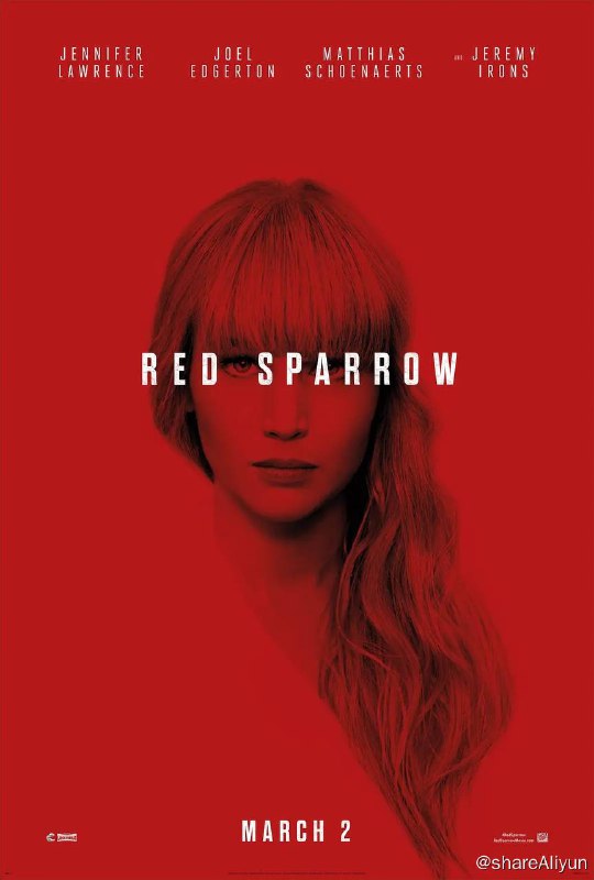 名称：红雀 4K原盘REMUX 国英双音 特效字幕描述：多米尼卡（詹妮弗·劳伦斯 Jennifer Lawrence 饰）本是一名芭蕾舞演员，在一场意外中负伤，导致她无法再继续经营自己热爱的舞蹈事业