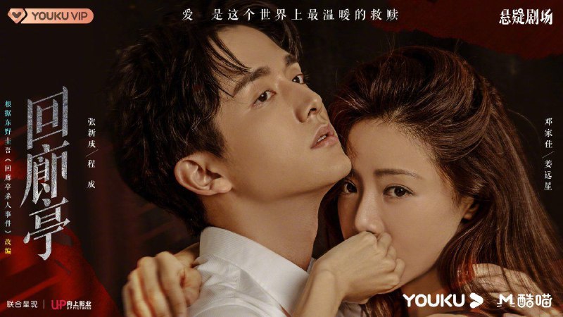 名称：《回廊亭》4K.12集全描述：《回廊亭》是由优酷、向上影业出品，李雅弢执导，张仕栋编剧，邓家佳、张新成主演的悬疑推理网剧