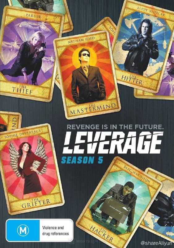 名称：都市侠盗 Leverage S01-S05 1080p 高码 外挂简中 / 双语描述：该剧的故事围绕着一支由五个骗子组成的团队展开，他们通过巧妙的骗局和技巧来“惩罚”那些利用权力和金钱欺压普通人的人