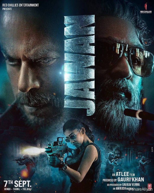 名称：战士 Jawan (2023) 1080p NF 外挂简中【印度惊悚片】描述：讲述了一个决心纠正社会错误并为自己的过去复仇的男人的故事