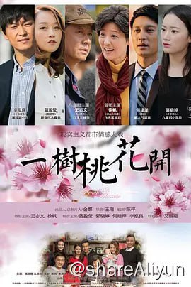 名称：一树桃花开 2017年 国产剧 4k 主演: 王志文 / 徐帆描述：二十四年前，盛茂林与妻子郑婉颐因为误会而感情破裂离婚，盛茂林调离北京到贵州去工作，郑婉颐一个人抚养三个孩子，并掐断了盛茂林跟这个家庭的一切联系