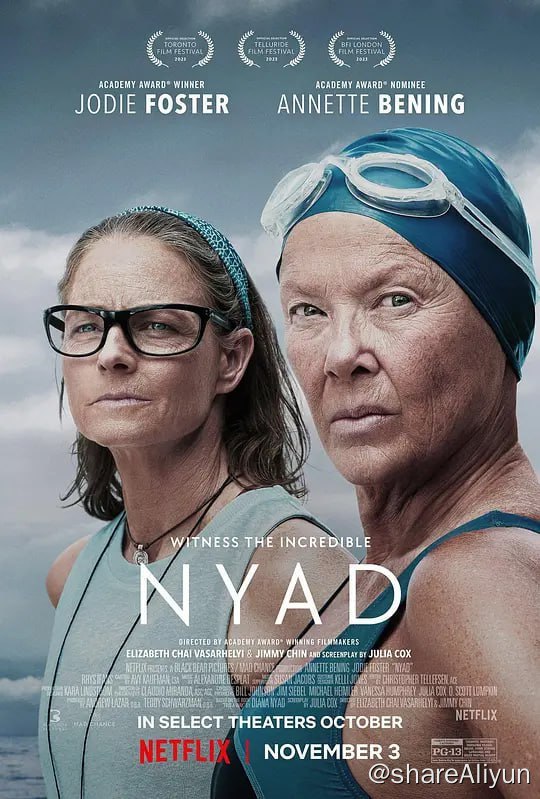 名称：奈德/泳不放弃/Nyad (2023) 1080P 中字描述：基于戴安娜·奈德所著畅销自传《Find A Way》，她在70年代被视为世界上最杰出的长距离游泳选手，曾打破数个世界纪录