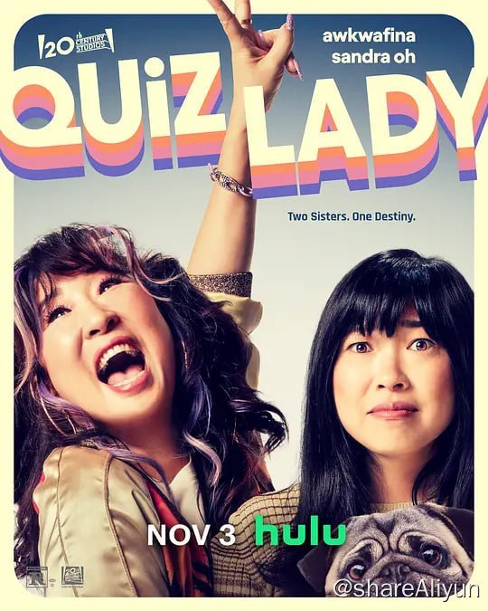 名称：猜谜女士 Quiz Lady (2023) 1080/4K HDR描述：聪明女子Anne（奥卡菲娜 饰）沉迷于知名问答节目《Can' t Stop Quiz》，而如今她不得不与关系疏远、人生一团糟的姐姐Jenny（吴珊卓 饰）重逢，因为两人的妈妈欠下赌债，她们必须联手凑钱