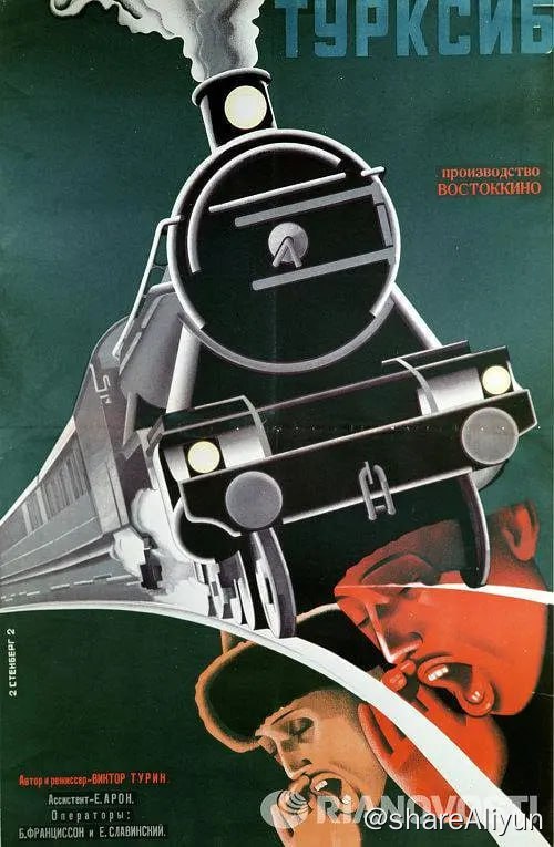 名称：土西铁路 Турксиб (1929) 1080描述：纪录片，讲述突厥斯坦（俄属中亚）—西伯利亚铁路的建设
