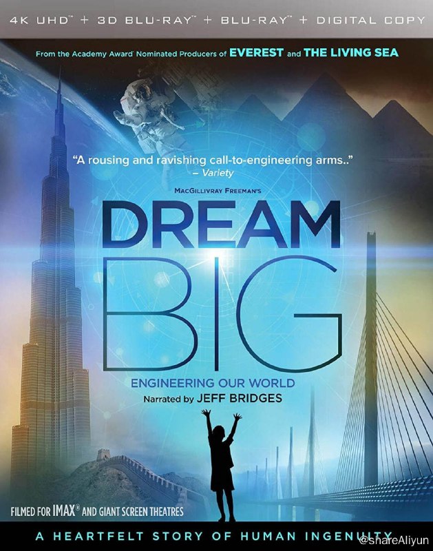 名称：梦想之大：构建我们的世界 4K原盘REMUX [HDR] [内封简英双字]描述：梦想之大：构建我们的世界的剧情简介 · · · · · ·  本片由奥斯卡金像奖得主杰夫·布里吉斯担任解说，是首部以工程为主题的IMAX巨幕电影，将会改变我们对于工程的认识