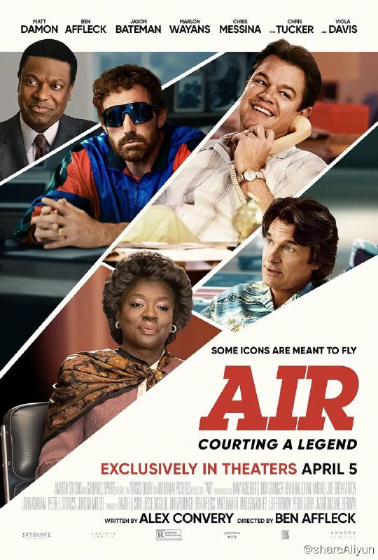 名称：气垫传奇 (乔丹传记片) Air (2023) 2160p HDR & DV 外挂双语 [豆瓣口碑电影榜] [已刮削]描述：讲述当年还是新人球员的迈克尔·乔丹，和耐克成立不久的篮球部门合作，凭着Air Jordan改写体育世界及流行文化