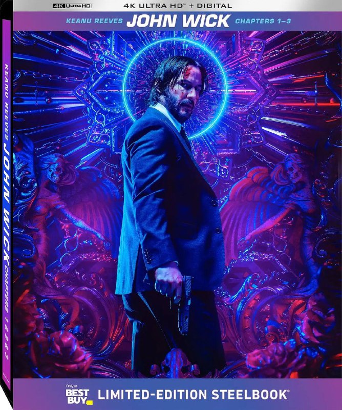 名称：疾速追杀 三部曲 John Wick 2160p BluRay Remux (原盘) / 1080p BluRay 高码率 外挂双语 【均已刮削】描述：约翰·威克经历了前两次的追杀、特攻之后，由于执意破坏酒店规矩，因而遭到悬赏通缉，全球杀手闻风而至、一路追杀