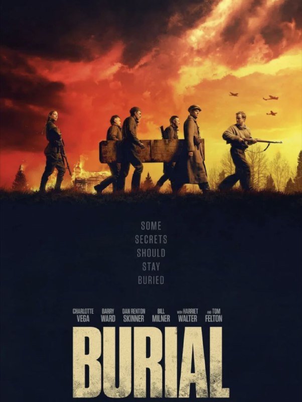 名称：埋葬(2022) 4K描述：“埋葬”以二战的最后几天为背景，讲述了由情报官员布拉纳·瓦西里耶娃领导的一小群俄罗斯士兵的虚构故事，他们的任务是将希特勒的遗体运回俄罗斯的斯大林