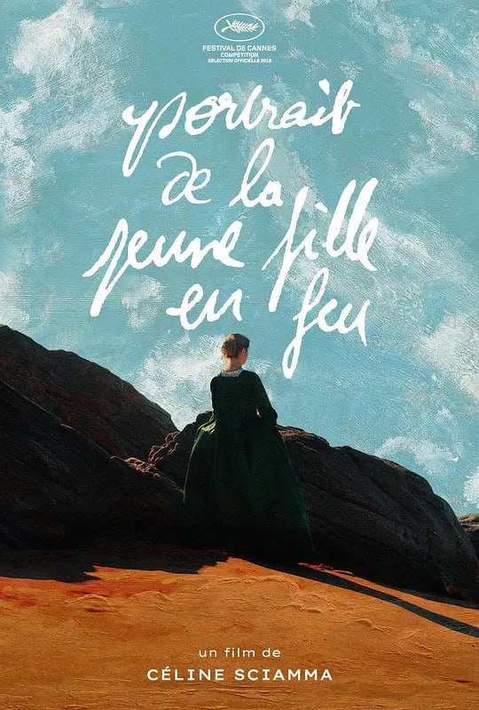 名称：燃烧女子的肖像 Portrait de la jeune fille en feu (2019)描述：1760年法国布列塔尼，才华洋溢的年轻女画家玛莉安(诺米·梅兰特饰)收到委托，需要在对方不知情的状况下，完成富家小姐艾洛伊兹(阿黛拉·哈内尔饰)出嫁前的肖像画