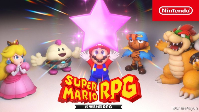 名称：【Switch】超级马里奥 RPG.Super Mario RPG 美版中文描述：超级马力欧RPG重制版是一款由任天堂和史克威尔艾尼克斯合作开发的角色扮演游戏，它是1996年在超级任天堂平台发行的经典游戏《超级马力欧RPG》的完全重制版