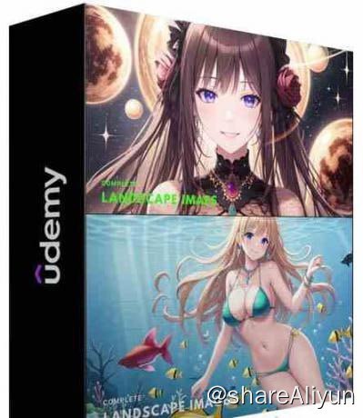 名称：《Stable Diffusion 101使用AI创建自定义动漫艺术教程-17节课-中英字幕》描述：UDEMY – STABLE DIFFUSION 101: CREATE CUSTOM ANIME ART WITH AI 英文+中英字幕|1080人工智能艺术，艺术生成，角色设计，稳定扩散，概念设计，人工智能艺术