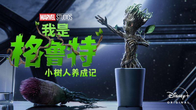 名称：我是格鲁特描述：《我是格鲁特》（I Am Groot）是一部美国超级英雄类型的动画网络剧集，改编自漫威漫画的角色格鲁特