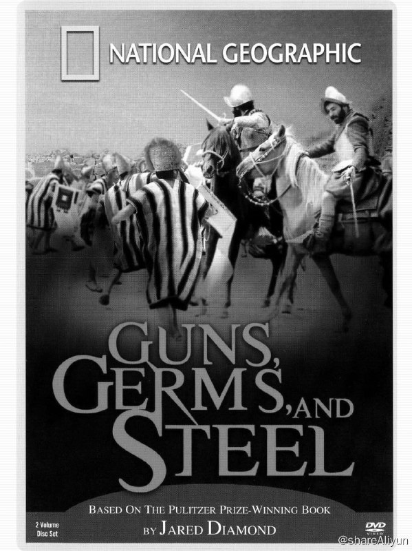 名称：枪炮、病菌与钢铁(2005) 720P Dvd 中英外挂字幕描述：经典纪录片《枪炮病菌与钢铁》顶级神作，颠覆认知！本片改编自贾里德·戴蒙德 (Jared Diamond) 获得普利策奖的同名著作，追溯了人类过去 13,000 年的历程——从上一个冰河时代末期农业的兴起到 20 世纪的生活现实 第一世纪