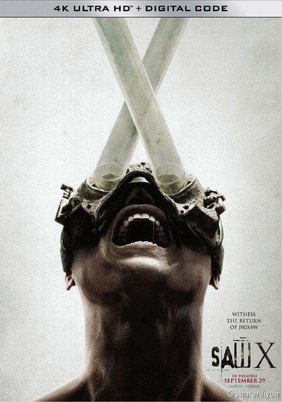 名称：电锯惊魂10 (2023) 4K HDR & Dv 中英外挂字幕描述：故事设定在《电锯惊魂》第一、二部之间，患病而绝望的约翰·克莱默（托宾·贝尔 Tobin Bell 饰）前往墨西哥进行一次危险的实验手术，希望能奇迹般地治愈癌症，却发现整个手术都是场骗局，旨在欺骗最弱势的群体