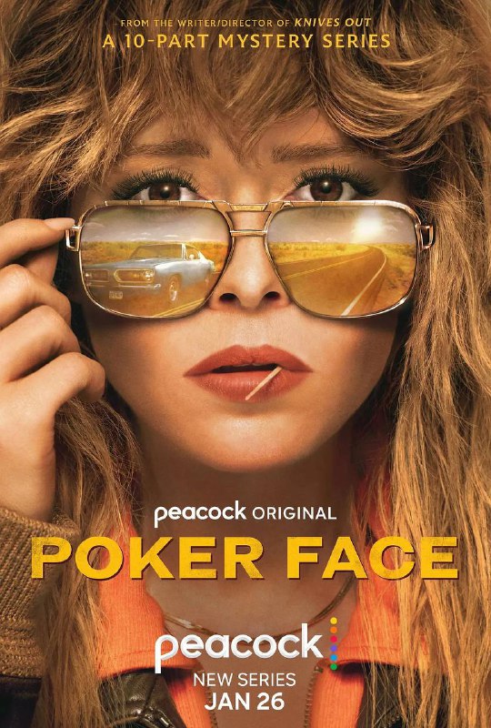 名称：扑克脸 Poker Face 2160p HDR / SDR 外挂双语 持更EP09 [SDR版首发]描述：本剧为选集剧形式，每集将解决一个不同的谋杀案，自带测谎仪功能的查理开车上路，每经过一站会遇上不同的角色和奇怪的案件