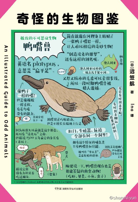 名称：奇怪的生物图鉴 [科普类畅销书] [2020-5出版] [MOBI 电子书]描述：风靡日韩，日文版上市仅1个月就加印4次！销量突破100000册！《奇怪的生物图鉴》是一本畅销日本、韩国、中国台湾的生物类科普绘本