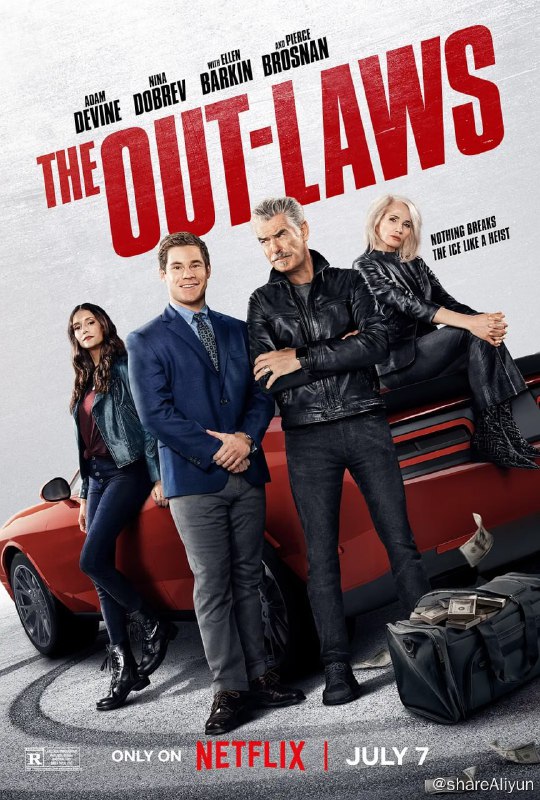 名称：不法岳父母 The Out-Laws (2023)描述：欧文（亚当·德维尼 Adam DeVine 饰）是一个直率的银行经理，即将与他的爱人帕克（妮娜·杜波夫 Nina Dobrev 饰）结婚