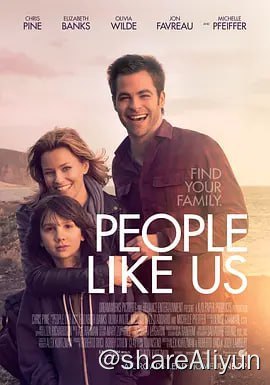 名称：我们这样的人 People Like Us (2012) 美国高分电影 中英字幕描述：和大部分这个时代的年轻人一样，经济上的不宽裕令山姆（克里斯·派恩 Chris Pine 饰）感到无处施展拳脚，就在一筹莫展之际，鲜少联系的父亲的过世给了他新的希望