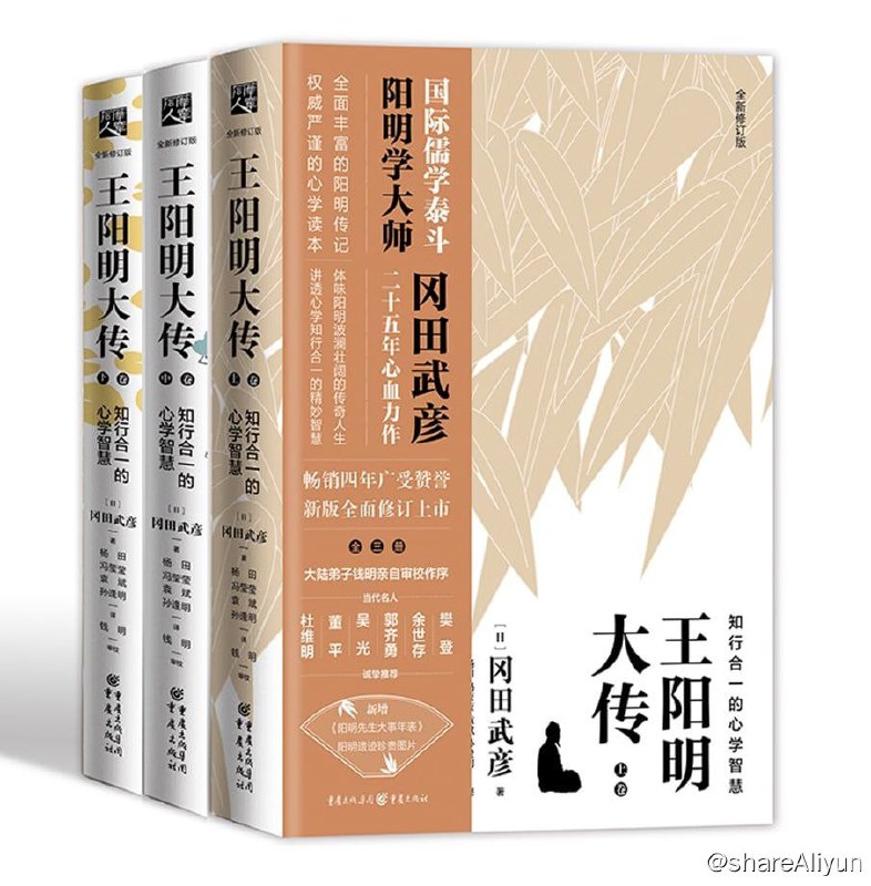 名称：王阳明大传-知行合一的心学智慧描述：《王阳明大传.共3册》中文简体版自推出以来引起了市场的巨大反响，获得了读者的广泛喜爱，曾登上诸多知名报纸和超大书城的好书榜，体味阳明波澜壮阔的传奇人生，讲透心学知行合一的精妙智慧