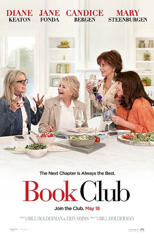 名称：读书会 Book Club (2018)描述：剧情讲述四个处于60几岁的终身之交朋友，在她们的每月读书俱乐部活动中，阅读了《五十度灰》，生活发生了翻天覆地的变化
