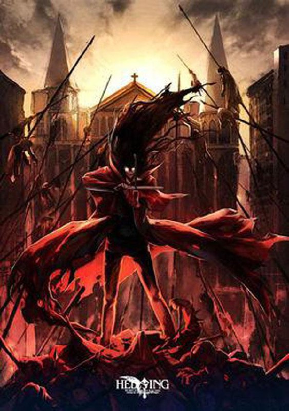 名称：地狱之歌（HELLSING）描述：HELLSING是平野耕太的一部融合吸血鬼特务机关等要素的黑暗风格动作漫画