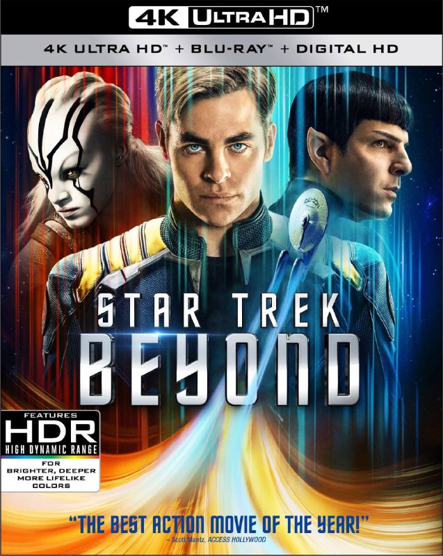 名称：星际迷航3：超越星辰 4K原盘REMUX [HDR] [国英双语] [内封简英双字]描述：星际迷航3：超越星辰的剧情简介 · · · · · ·  柯克船长（克里斯·派恩 Chris Pine 饰）和企业号的船员们来到了银河系中未知的一个区域，开始完成他们5年的任务——探索新世界，寻找新物种