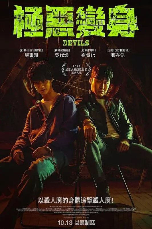 名称：恶魔们 악마들 (2023)描述：多年来，Jae-hwan 警探一直执着于抓捕 Jin-hyuk，这个连环杀手应该为他的搭档和姐夫的死负责，即使复仇的道路意味着跳过一些规则