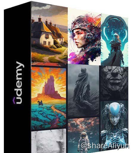 名称：《Midjourney AI人工智能绘画从初学者到专家的终极指南 27课 中英字幕》描述：潜入AI艺术池，《Midjourney AI Art: Ultimate Beginner to Expert Guide》是你成为AI艺术大师的门票，无论你是经验丰富的创意专业人士，还是充满想象力和探索精神的好奇涂鸦者.本课程不仅仅是 AI 知识的自助餐；这是一场全面的米其林星级人工智能艺术烹饪之旅