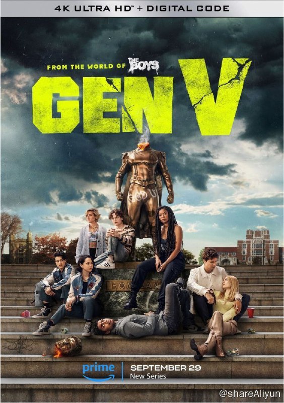 名称：V世代 (2023) 4K HDR 更新至6 中字内嵌字幕描述：该剧故事发生在《黑袍纠察队》的世界中，一部分是大学生活，一部分如同《饥饿游戏》