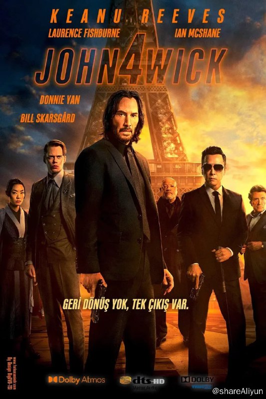 名称：疾速追杀4 John Wick: Chapter 4描述：承接上集于纽约大陆酒店中枪坠楼，大难不死的约翰·威克（基努·里维斯饰）越洋前往大阪大陆酒店，向经理兼老朋友岛津浩二（真田广之饰）求助